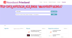 Desktop Screenshot of noordoostfriesland.nl