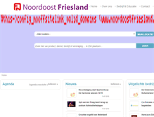 Tablet Screenshot of noordoostfriesland.nl